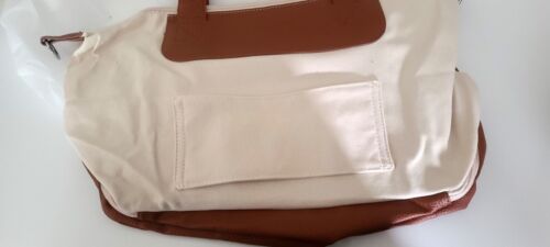 Borsa da viaggio Graf Lantz donna tutta vera borsa weekend CL8 marrone/beige - Foto 2 di 4