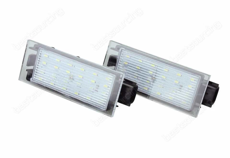 Feux de Plaque D'immatriculation LED Lampe Renault Clio 3 2005+ & Clio 4 2012+ - Photo 4/4
