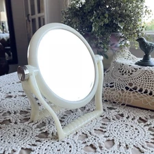 VTG Makeup Mirror Fuller Brush Co. Double Sided & Beveled  Celluloid  (c.1920s)