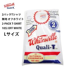 Whitesville WV73544 2-PACK T-SHIRT WHITE Size L Men's unused Made in Japan
