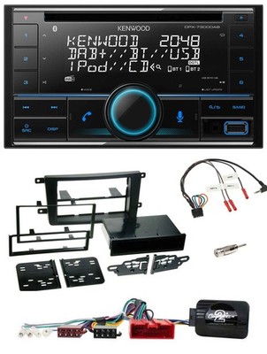 Kenwood CD 2DIN DAB USB Steering Wheel Bluetooth Car Stereo for Mazda CX-9 TB1 2007-2016