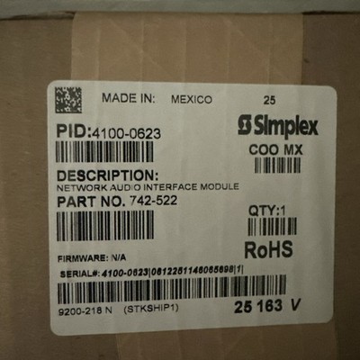 Simplex 4100-0623
