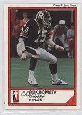 1984 Jogo CFL Rick Sowieta #34 z9k