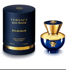 Image of Versace Dylan Blue Pour Femme Eau De Perfume 50ml New & Sealed Authentic
