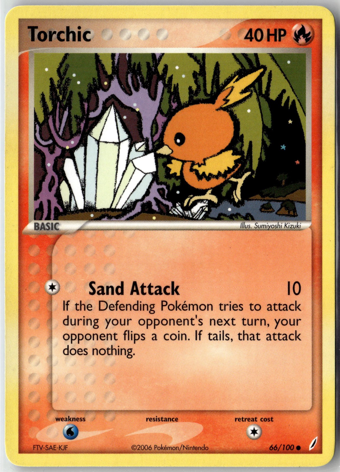 Torchic - 066/100 Common Crystal Guardians 66/100 NM