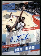 Dakari Johnson 2017-18 Panini Prestige Bonus Shots Autograph #79