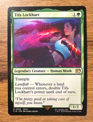 Magic MTG Final Fantasy Tifa Lockhart #206 FIN *NON-FOIL* Rare