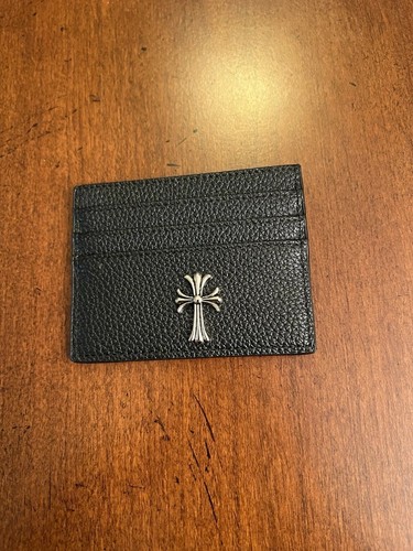 Chrome Hearts Black Wallet W/ Silver Hardware