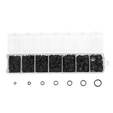 1370pcs Assorted 7 Sizes 3mm-10mm Round Open Jump Ring Split Rings Jewelry Fi...