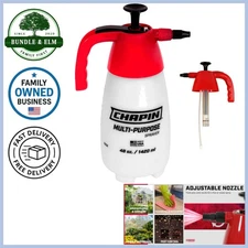 Heavy-Duty Plastic Hand Pump Sprayer 48 Oz Multi-Purpose Garden Cleaning