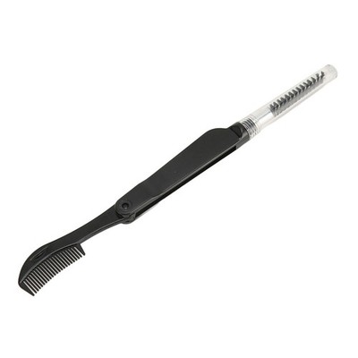 Double Head Eyebrow Eyelash Comb Women Foldable Brow Mascara Brush Makeup BEA