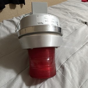 Edwards Signaling XTRA-BRITE XBR LED Beacon/Strobe Red/Gray 120VAC 51XBRFR120A
