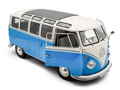 No154ミニカー1/18箱ありVolkswagen VW Pritsche 1/18 VW BUS VOLKSWAGEN T1 SAMBA 1962 Model Car -BLUE- | eBay