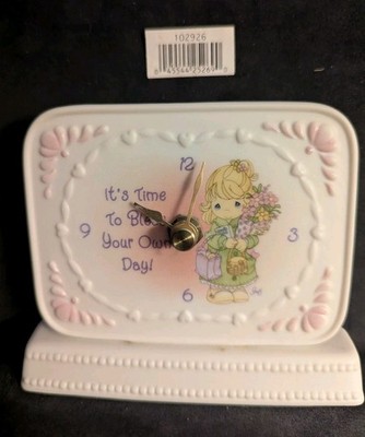 Precious Moments It s Time To Bless Your Own Day-Girl Flower Clock 102926 ClubEd