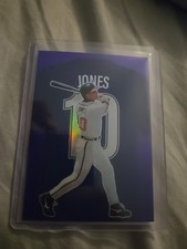 2025 Panini Crusade Numbers Purple /149 Chipper Jones #2 HOF