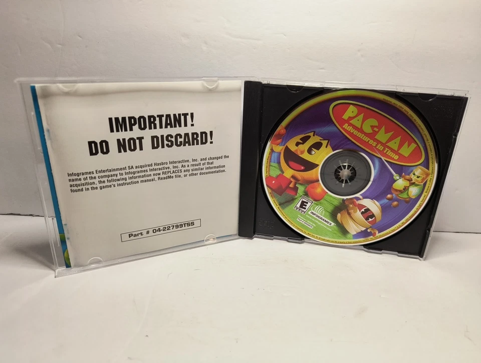 Pac-Man Adventures in Time (PC, 2000) – CIB, HTF, Like New - Image 4 of 4