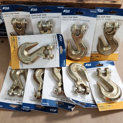 #ad Blue Hawk Clevis Grab Hook 3 8 in 6600 lb Capacity Heavy Duty $45.00