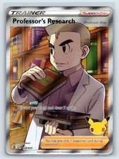 Professor's Research Professor Oak 024/025 Celebrations Pokemon Holo NM