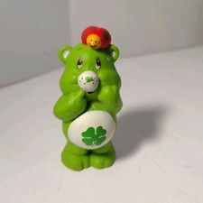 Care Bear Clover PVC 1984 Green With Ladybug Figure