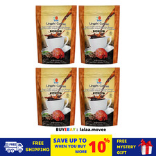 4 Packs DXN Lingzhi Black Coffee Ganoderma Reishi Instant Classic Cafe