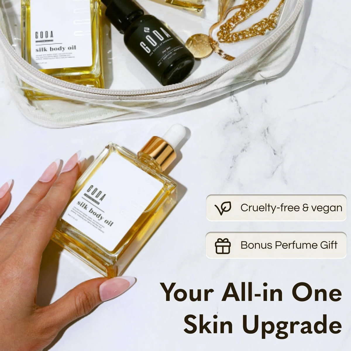 GODA Silk Body Oil, Silk Body Oil, Goda Perfume Oil,Bath& Shower