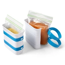 Food Block Maker 2 Cup 2-Pack for Freezing Leftovers & Meal Prep