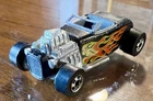 VINTAGE HOT WHEELS "STREET RODDER"! 1975 BLACK/FLAMES