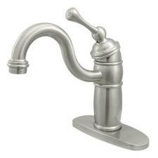 Kingston Brass KB1488BL Vintage One-Handle 1-Hole Deck Mount Bar Faucet in