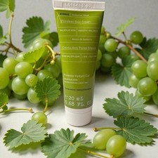NEW Sealed Korres Santorini Grape Poreless Skin Cream 0.68oz 20mL Travel Size