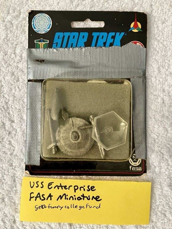 Star Trek USS Enterprise FASA Miniature #2505, New in Open Box