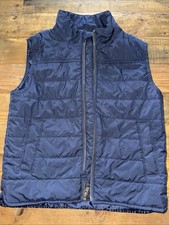 J.CREW Crew Cuts Boys Navy Blue Quilted Vest Size 6