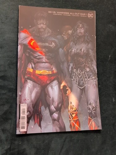 DC VS VAMPIRES ALL OUT WAR #1 KAEL NGU WONDER WOMAN SUPERMAN VARIANT 1