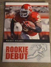 Priest Holmes Cards, Rookie Cards, Autographed Memorabilia Guide 5