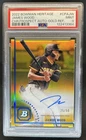 2022 Bowman Heritage James Wood Chrome Prospect Auto Gold Refractor #/50 PSA 9