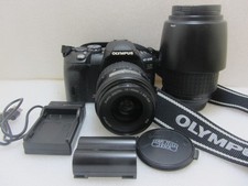 Olympus EVOLT E-510 10.0MP SLR Camera, 14-42mm & 40-150mm Lenses, Charger, Card