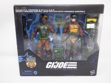 GI JOE CLASSIFIED ROADBLOCK TRIPWIRE & MACLEOD TIGER FORCE TARGET EXCL.