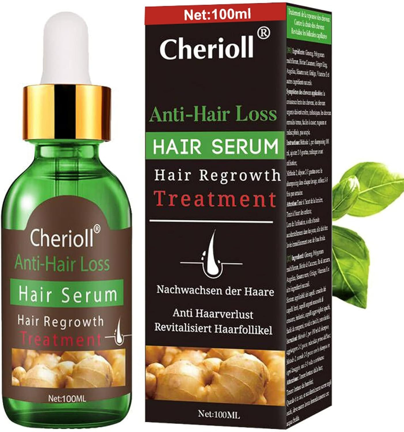 Siero per Capelli 100ml | Trattamento Ricrescita e Volume Infinito