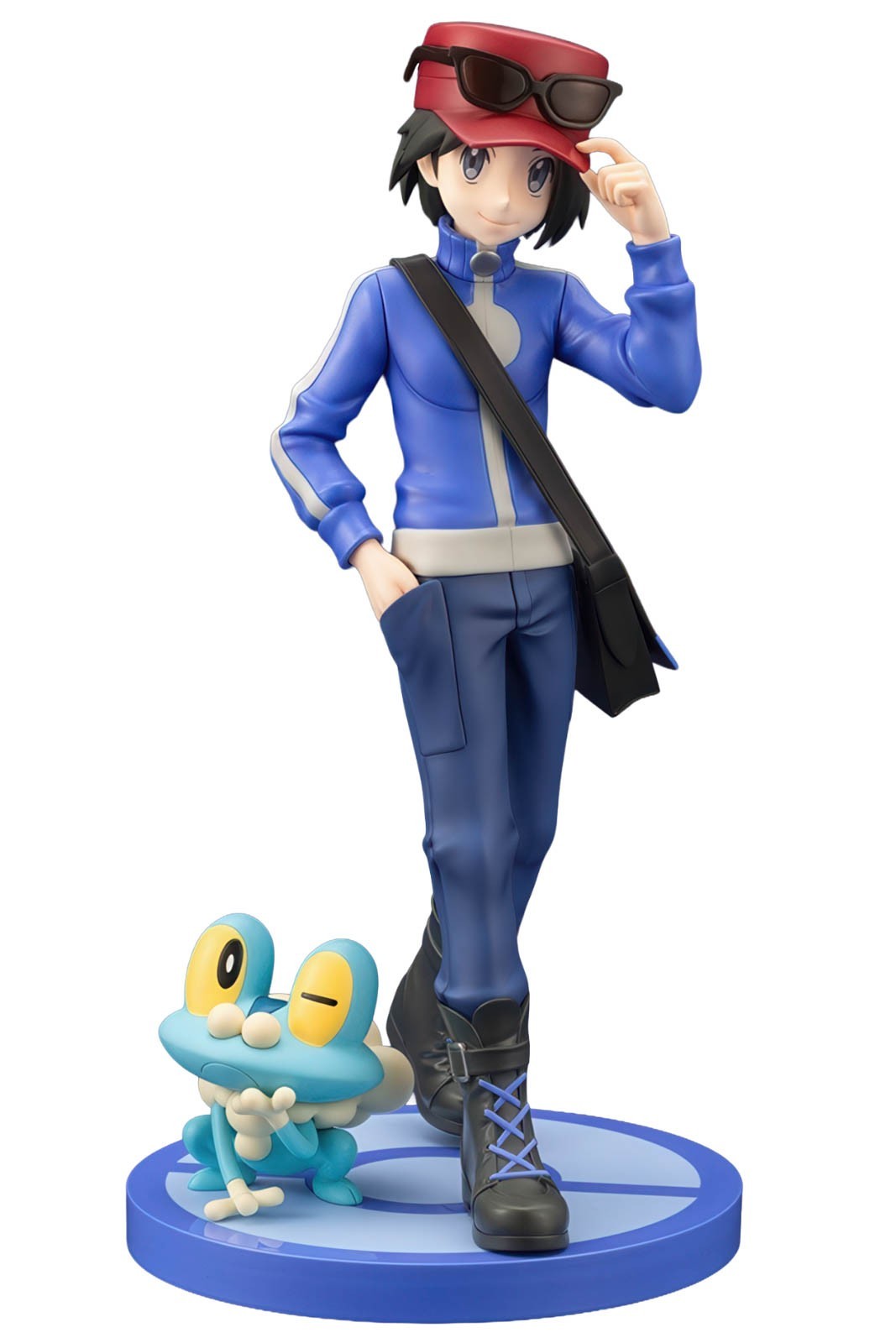 Pokemon X Y Calem Froakie 8in 1/8 Scale Figure Figurine Artfx J Kotobukiya NIB