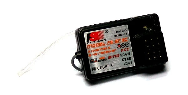 FLYSKY RC Model FS-GT2 2ch 2.4GHz R/C Hobby Black Transmitter & Receiver TS905 - Image 4 of 4