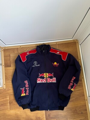 F1 Team Racing Redbull Jacket Embroidery Cotton Padded Size L blokecore