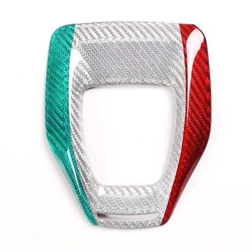 Tricolor Carbon Center Gear Panel Trim Cover For Alfa Romeo Giulia Stelvio 2020+ - Picture 3 of 8