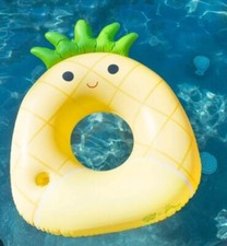 BigMouth x Squishmallows Maui The Pineapple Pool Float w/Built-In Cupholder