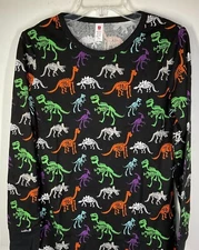 Women's Dino Skeleton-Print Lounge/Pajama Set XLarge NWT