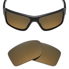 hdhut Anti-Scratch Polarized Replacement Lens for-Oakley Double Edge Bronze Gold