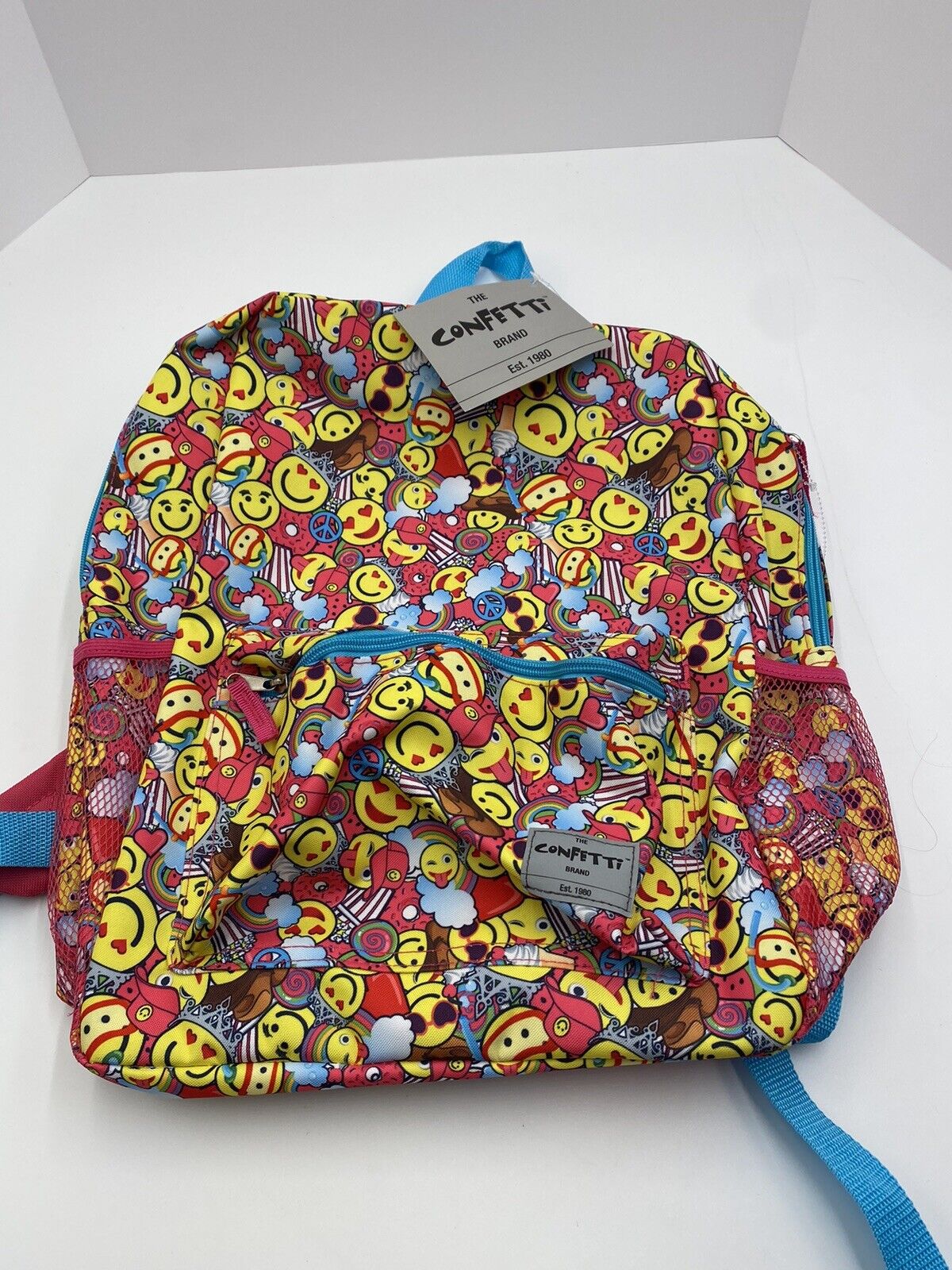 Confetti Emoji Backpack NWT 