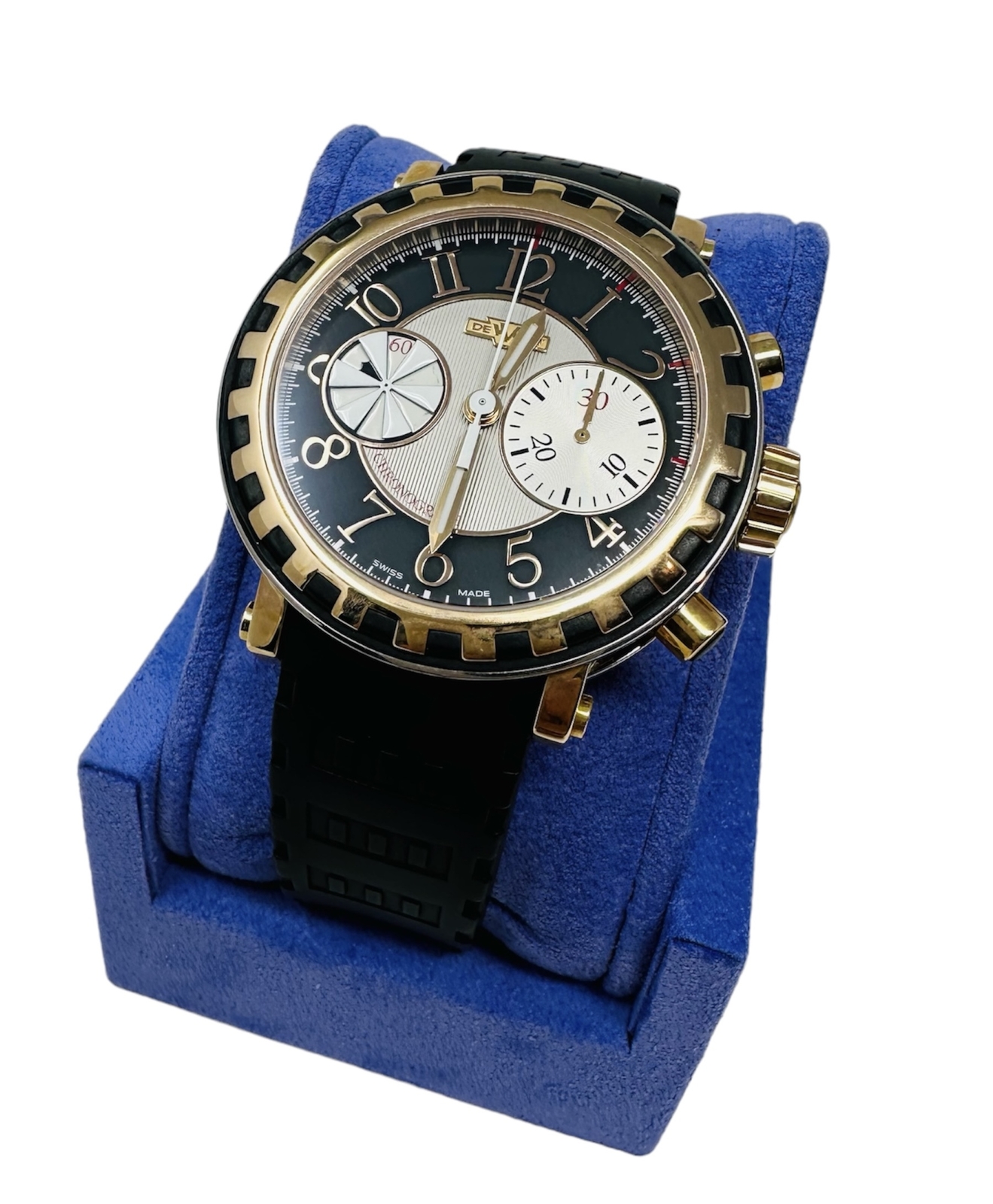 DeWitt Academia Chronograph Sequential Black & Ro… - image 3