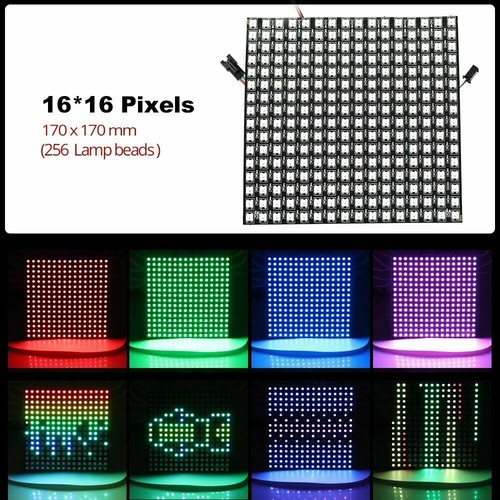 Led Digitalen Ring licht Panel Matrix Bildschirm 5050 RGB WS2812B streifen licht - Bild 12 von 27