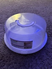 Sure Fresh Reusable Plastic Cake Carrier Container With Lid-NEW