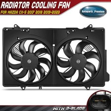 Dual Radiator and Condenser Fan Assembly for Mazda CX-5 2017-2025 2.5L PYFV15025