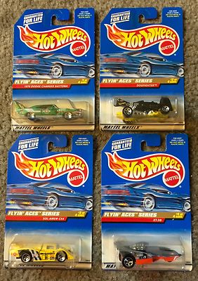 FLYIN ACES SERIES 1997 Hot Wheels- 4 Car Set | eBay
